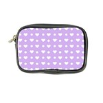 Hearts Dots Purple Coin Purse Front