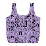 Lilac Yearbok Full Print Recycle Bag (L) Front