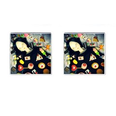 Food Cufflinks (square) by snowwhitegirl