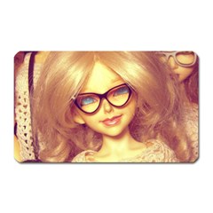 Girls With Glasses Magnet (rectangular) by snowwhitegirl