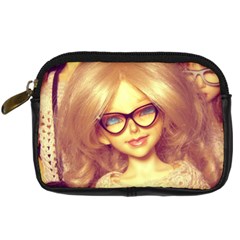 Girls With Glasses Digital Camera Leather Case by snowwhitegirl