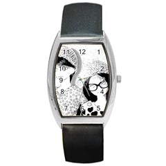 Twins Barrel Style Metal Watch by snowwhitegirl