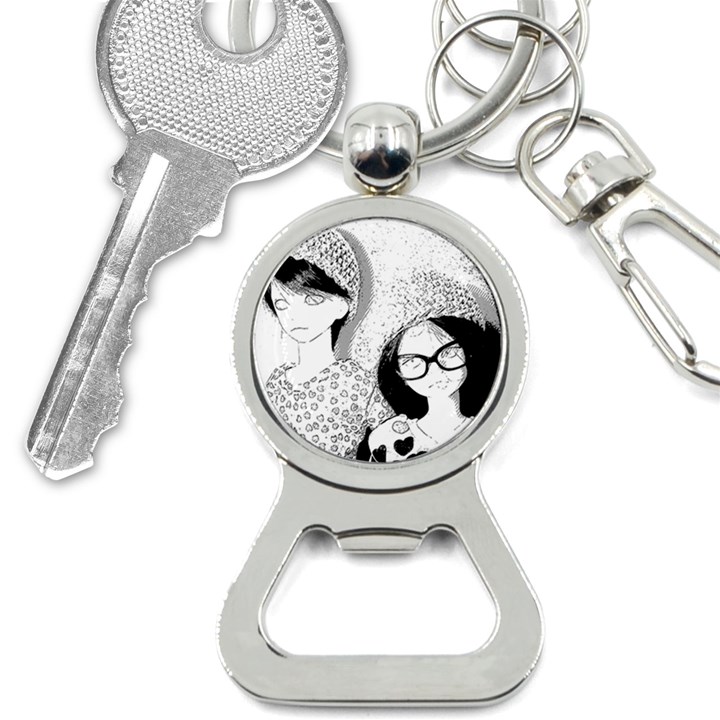 Twins Bottle Opener Key Chains