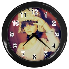 Captain Wall Clock (black) by snowwhitegirl