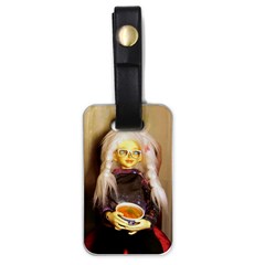 Eating Lunch Luggage Tags (one Side)  by snowwhitegirl