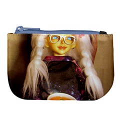 Eating Lunch Large Coin Purse by snowwhitegirl