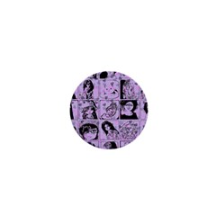 Lilac Yearbook 2 1  Mini Buttons by snowwhitegirl