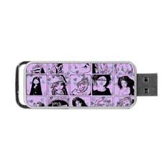 Lilac Yearbook 2 Portable Usb Flash (one Side) by snowwhitegirl