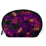 Purple  Rose Vampire Accessory Pouch (Large) Back