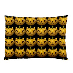 Cat Pumpkin Pillow Case by snowwhitegirl