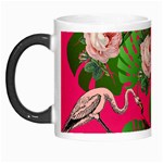 Flamingo Floral Pink Morph Mugs Left