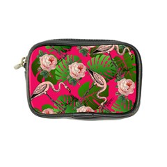 Flamingo Floral Pink Coin Purse by snowwhitegirl