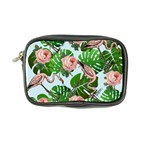 Flamingo Floral Blue Coin Purse Front