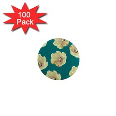 Teal Tulips 1  Mini Magnets (100 Pack)  by snowwhitegirl