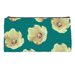 Teal Tulips Pencil Cases by snowwhitegirl