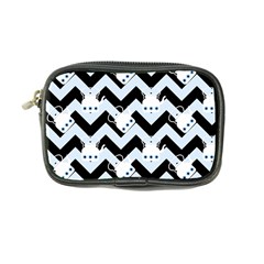 Blue Teapot Chevron Coin Purse by snowwhitegirl