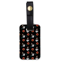 Girl With Dress Black Luggage Tags (one Side)  by snowwhitegirl