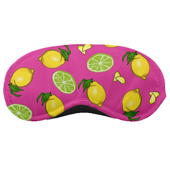 Lemons And Limes Pink Sleeping Masks