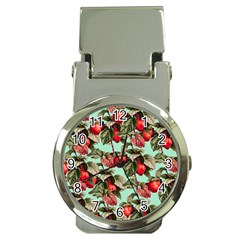 Fruit Branches Green Money Clip Watches by snowwhitegirl