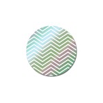 Ombre Zigzag 02 Golf Ball Marker (10 pack) Front