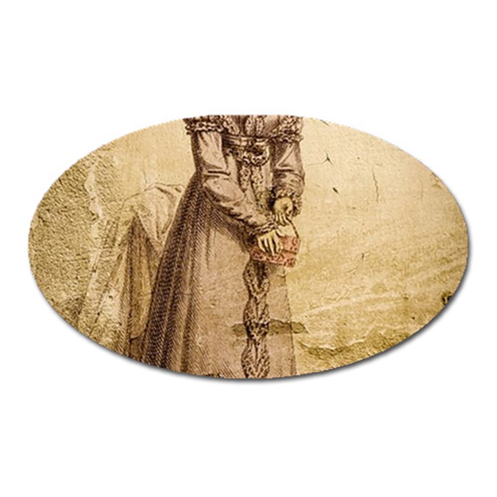 Lady 2507645 960 720 Oval Magnet