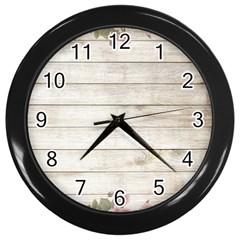 On Wood 2188537 1920 Wall Clock (black) by vintage2030