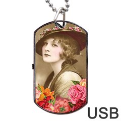 Vintage 1646083 1920 Dog Tag Usb Flash (two Sides) by vintage2030