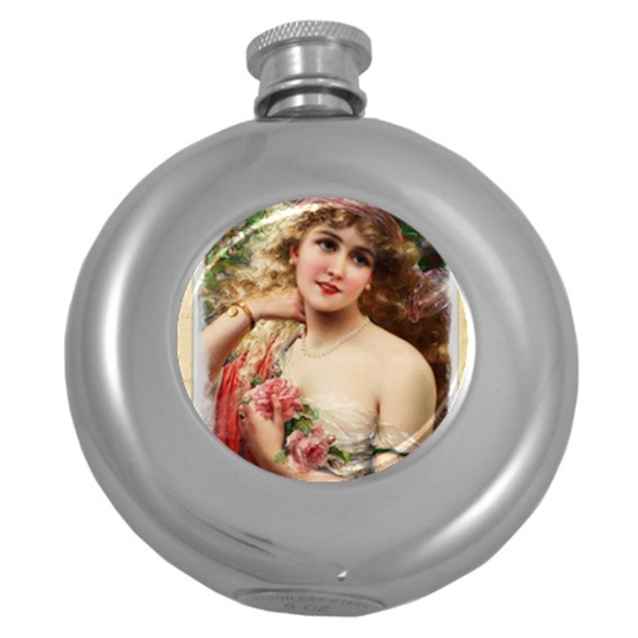 Vintage 1501576 1280 Round Hip Flask (5 oz)