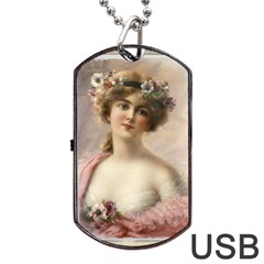 Vintage 1501573 1280 Dog Tag Usb Flash (two Sides) by vintage2030