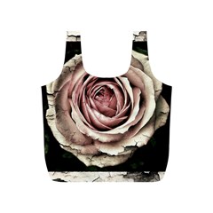 Vintage Rose Full Print Recycle Bag (s) by vintage2030