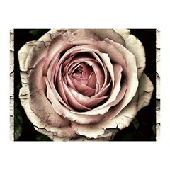 Vintage Rose Double Sided Flano Blanket (mini)  by vintage2030