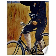 Policeman On Bicycle Canvas 18  X 24  by vintage2030