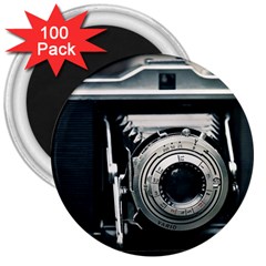 Photo Camera 3  Magnets (100 Pack) by vintage2030