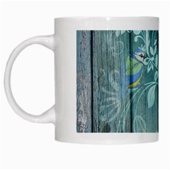 Green Tree White Mugs by vintage2030