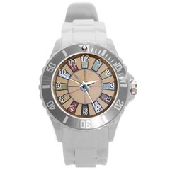 Collage 1706638 1920 Round Plastic Sport Watch (l) by vintage2030