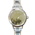 Background 1706642 1920 Round Italian Charm Watch Front