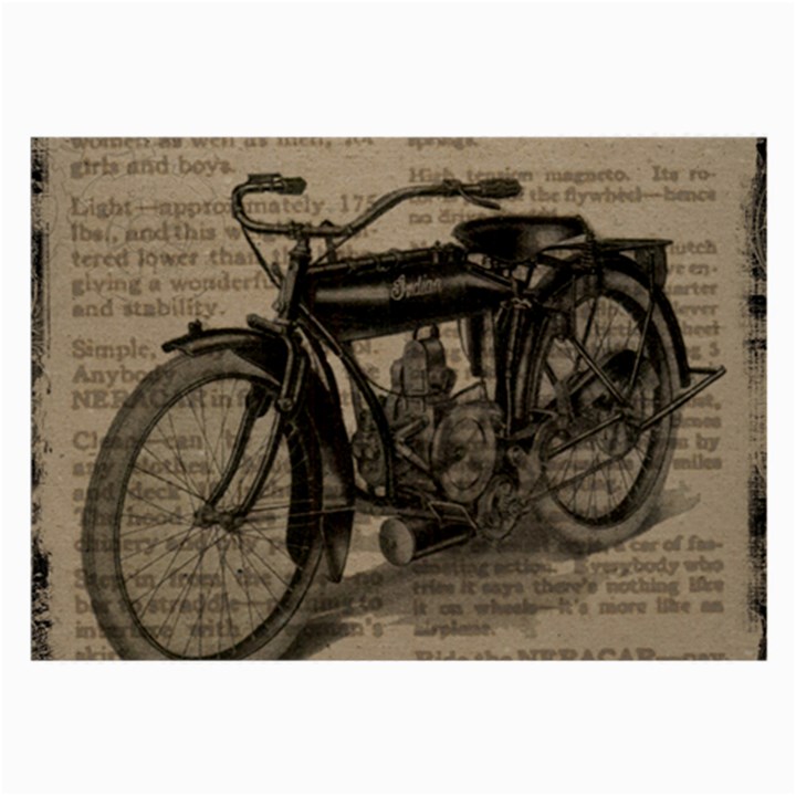 Bicycle Letter Large Glasses Cloth