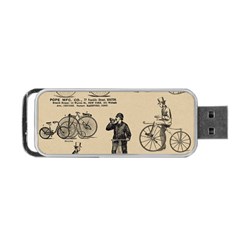 Victorian Bicycles Portable Usb Flash (one Side) by vintage2030