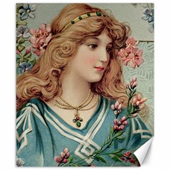 Lady Canvas 8  X 10  by vintage2030