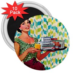 Retro Cokk 3  Magnets (10 Pack)  by vintage2030