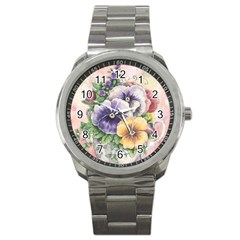 Lowers Pansy Sport Metal Watch by vintage2030