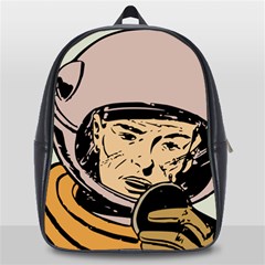 Astronaut Retro School Bag (large) by vintage2030