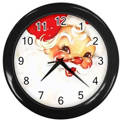 Santa Claus 1827265 1920 Wall Clock (black) by vintage2030