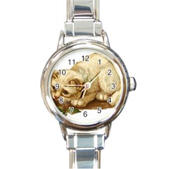 Cat 1827211 1920 Round Italian Charm Watch by vintage2030