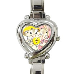 Rabbits 1731749 1920 Heart Italian Charm Watch by vintage2030