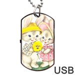 Rabbits 1731749 1920 Dog Tag USB Flash (One Side) Front