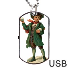 Boy 1718346 1920 Dog Tag Usb Flash (two Sides) by vintage2030