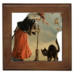 Witch 1461961 1920 Framed Tiles by vintage2030