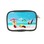 Red Chili Peppers On The Beach Coin Purse Back