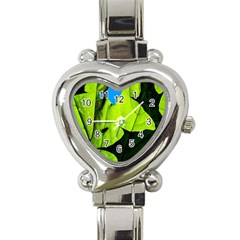 Window Of Opportunity Heart Italian Charm Watch by FunnyCow